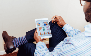 Google Analytics can be used to compare different performing metrics to find where your website needs help.